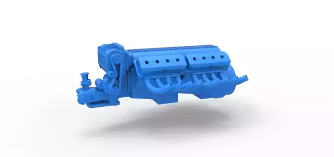 Engine 2 V8 Version 6 Scale 1 to 25