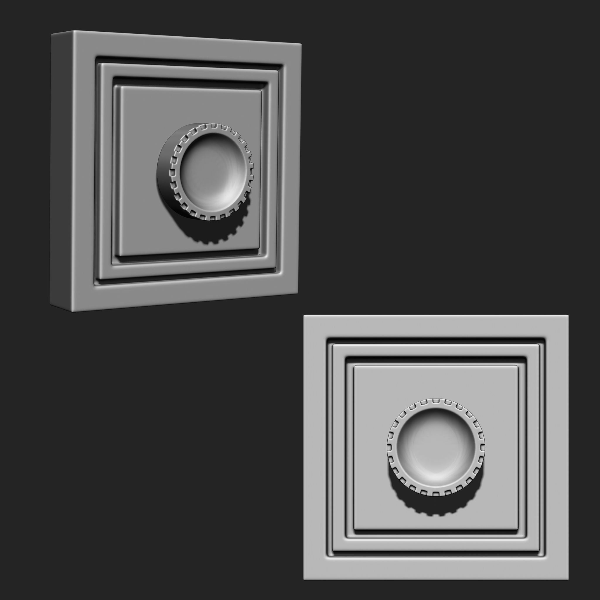 Switches IMM Brush Pack 15 in One 3D model_7