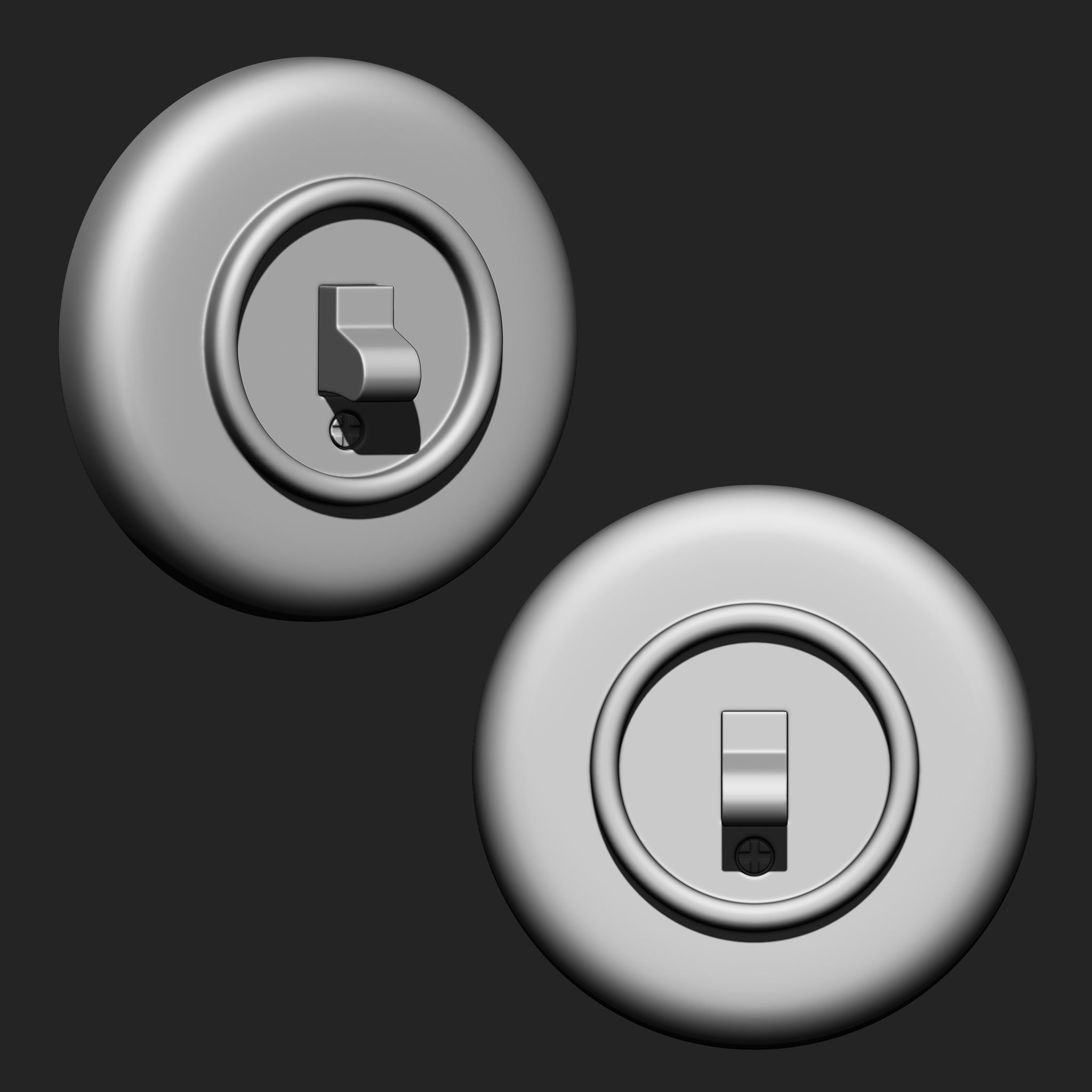 Switches IMM Brush Pack 15 in One 3D model_11