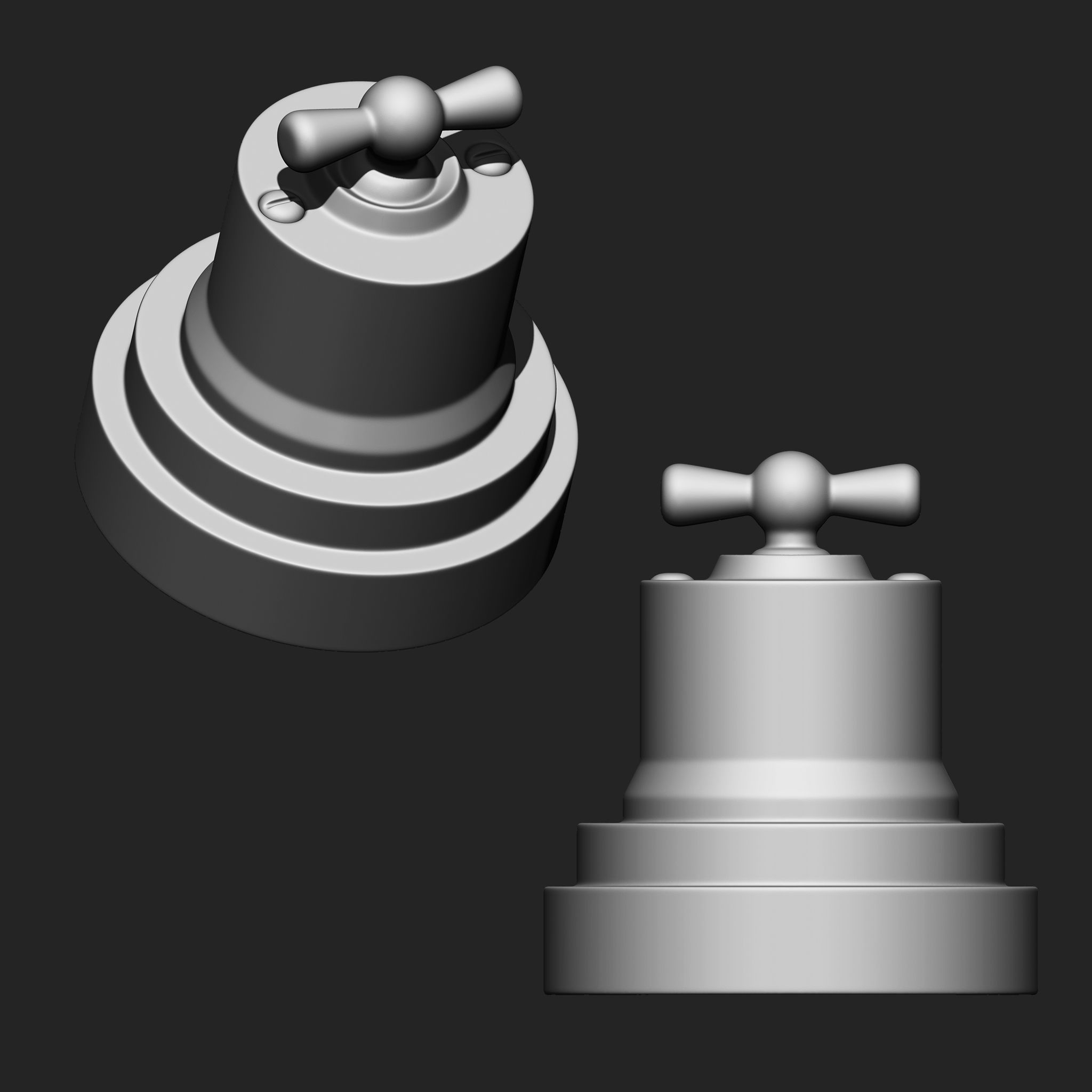 Switches IMM Brush Pack 15 in One 3D model_4