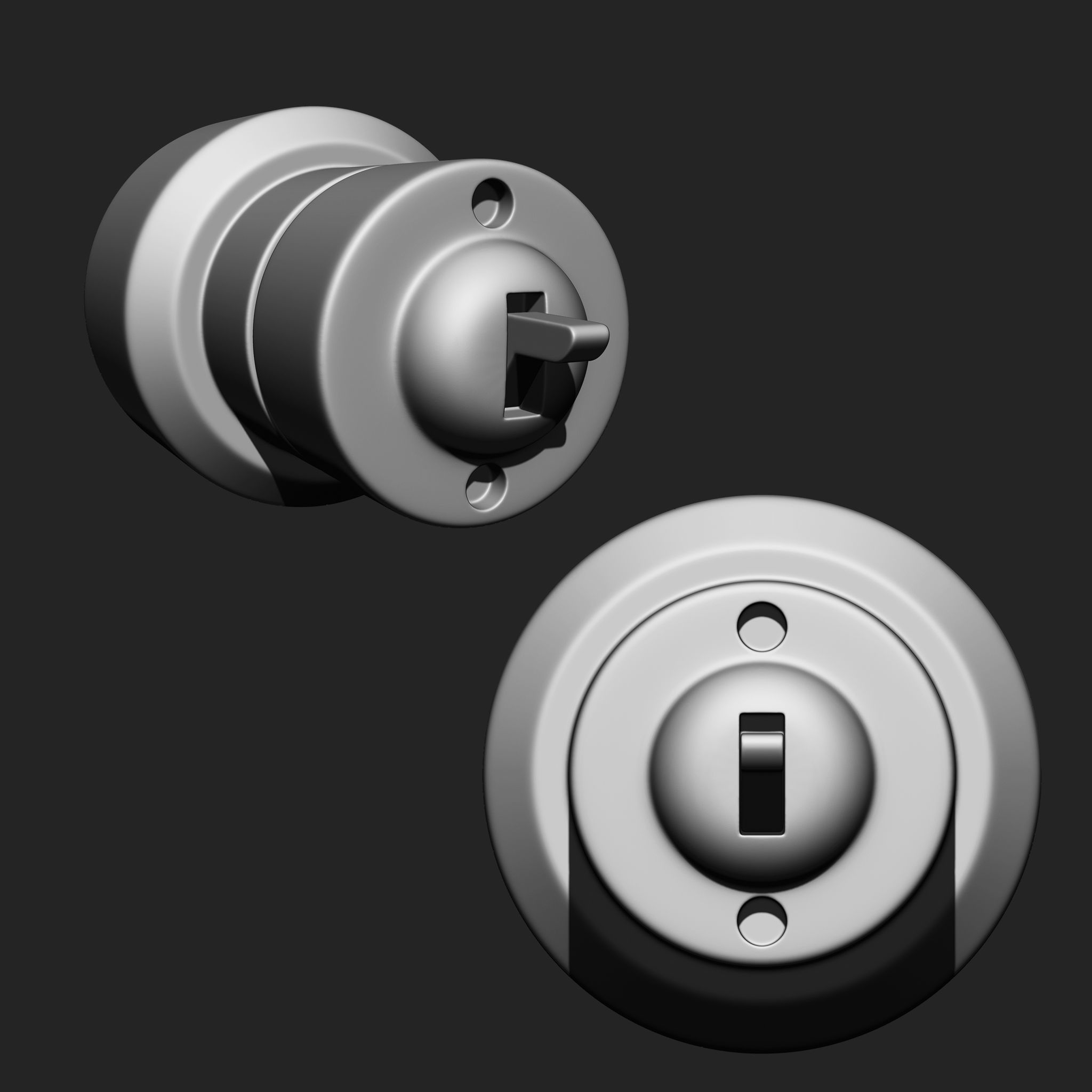 Switches IMM Brush Pack 15 in One 3D model_3