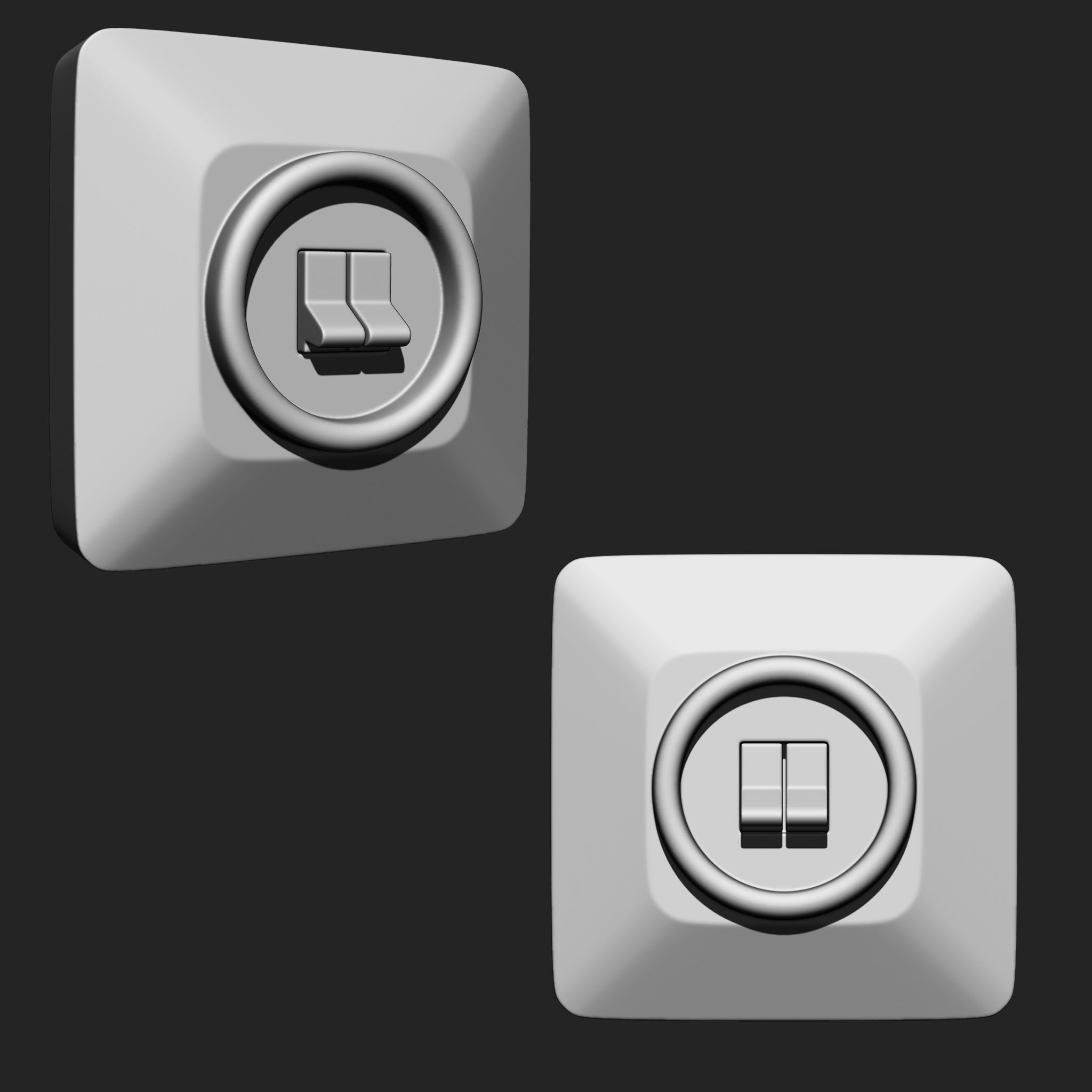 Switches IMM Brush Pack 15 in One 3D model_10