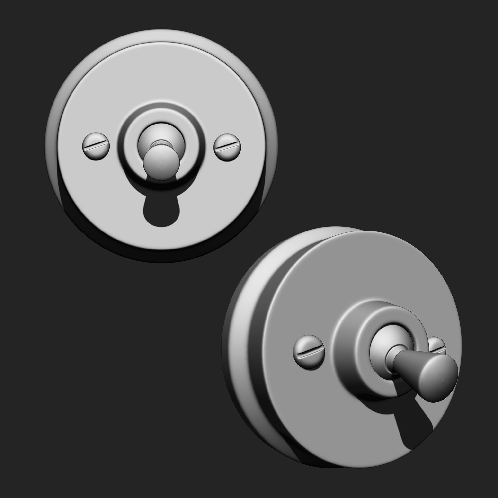 Switches IMM Brush Pack 15 in One 3D model_2