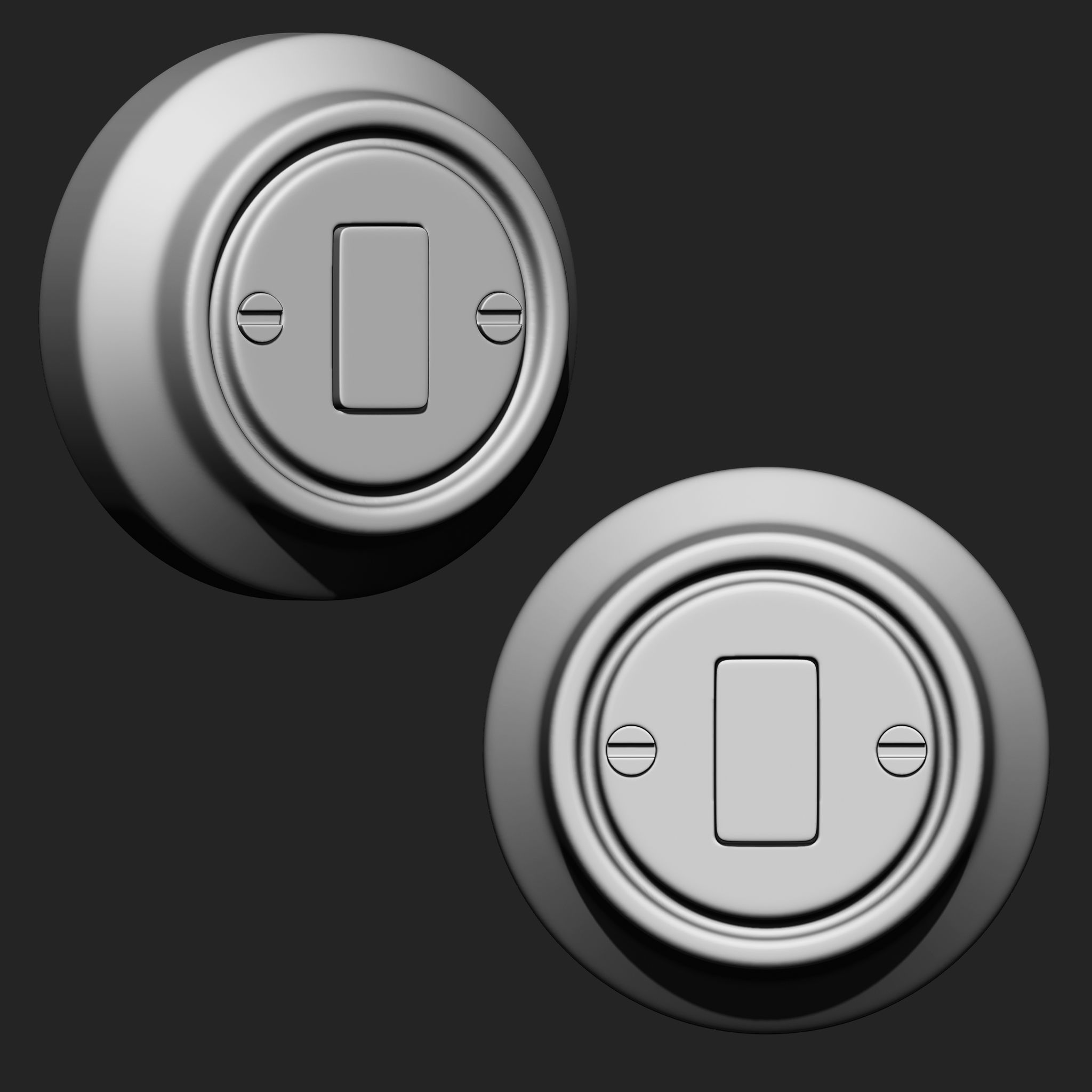 Switches IMM Brush Pack 15 in One 3D model_15