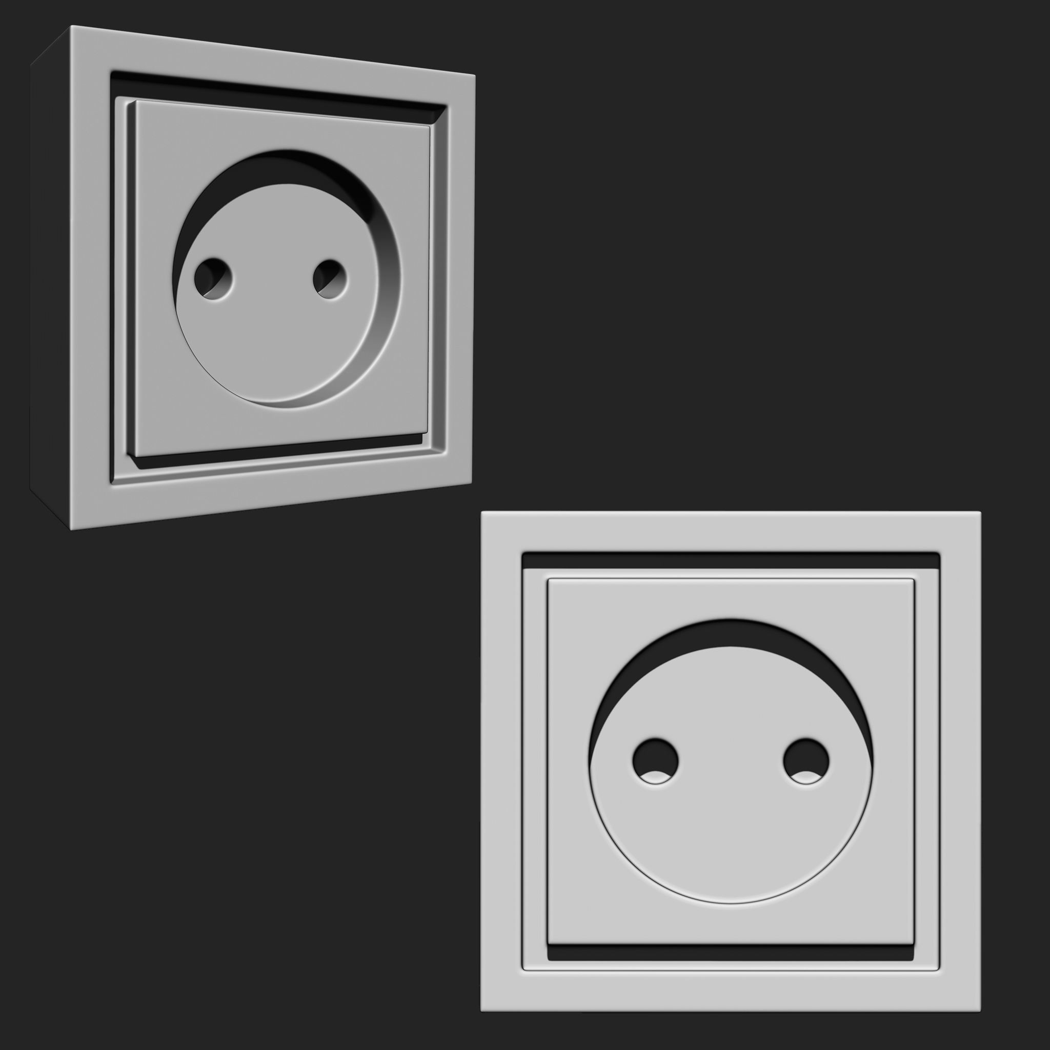 Switches IMM Brush Pack 15 in One 3D model_9