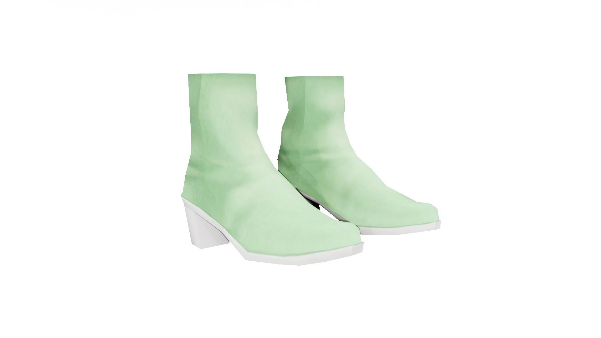 3D model Collection of Multicolor Anime Boots Shoes VR / AR / low-poly ...