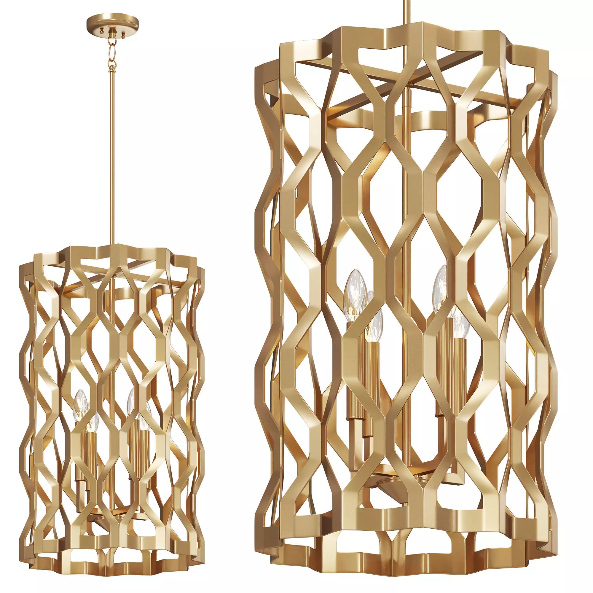 Coronade Pendant by lightology 3D model