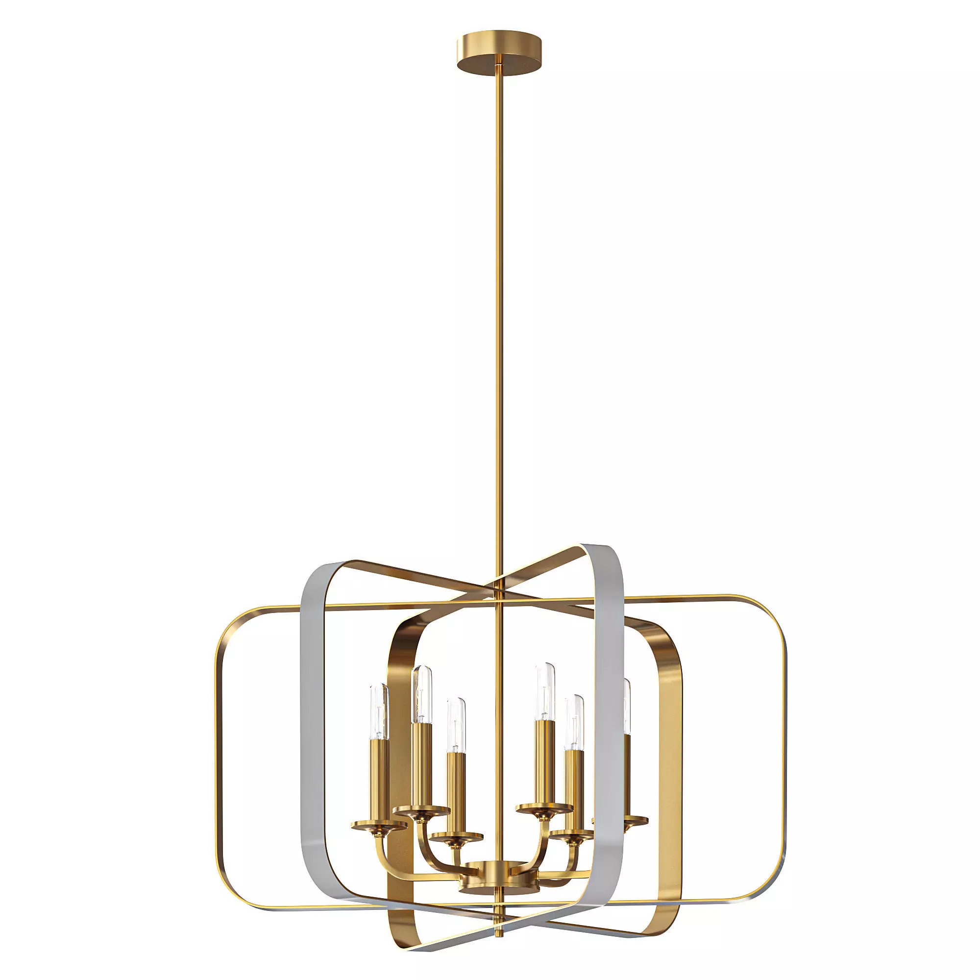 Aureum Wide Pendant By Minka Lavery 3D model_0