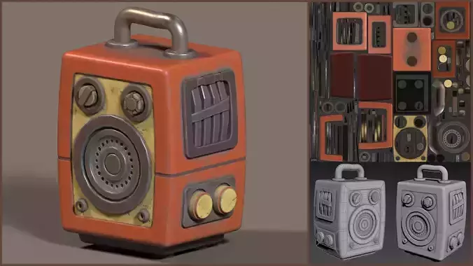 Stylized Creepy Radio