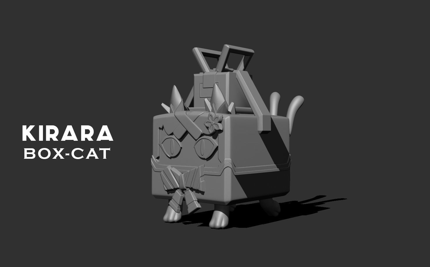 Kirara Boxcat - Genshin impact 3D print model_1