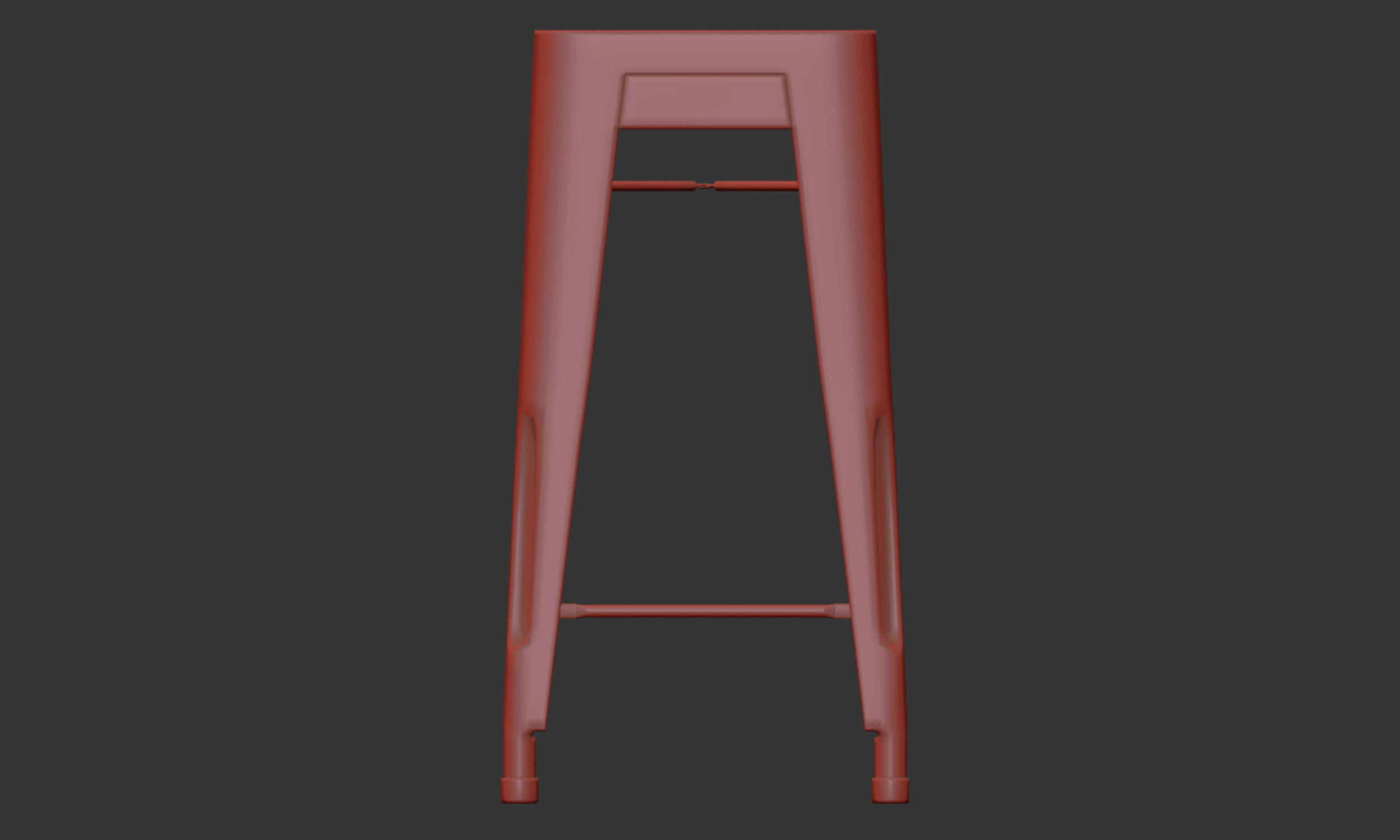 stool Free low-poly 3D model_15