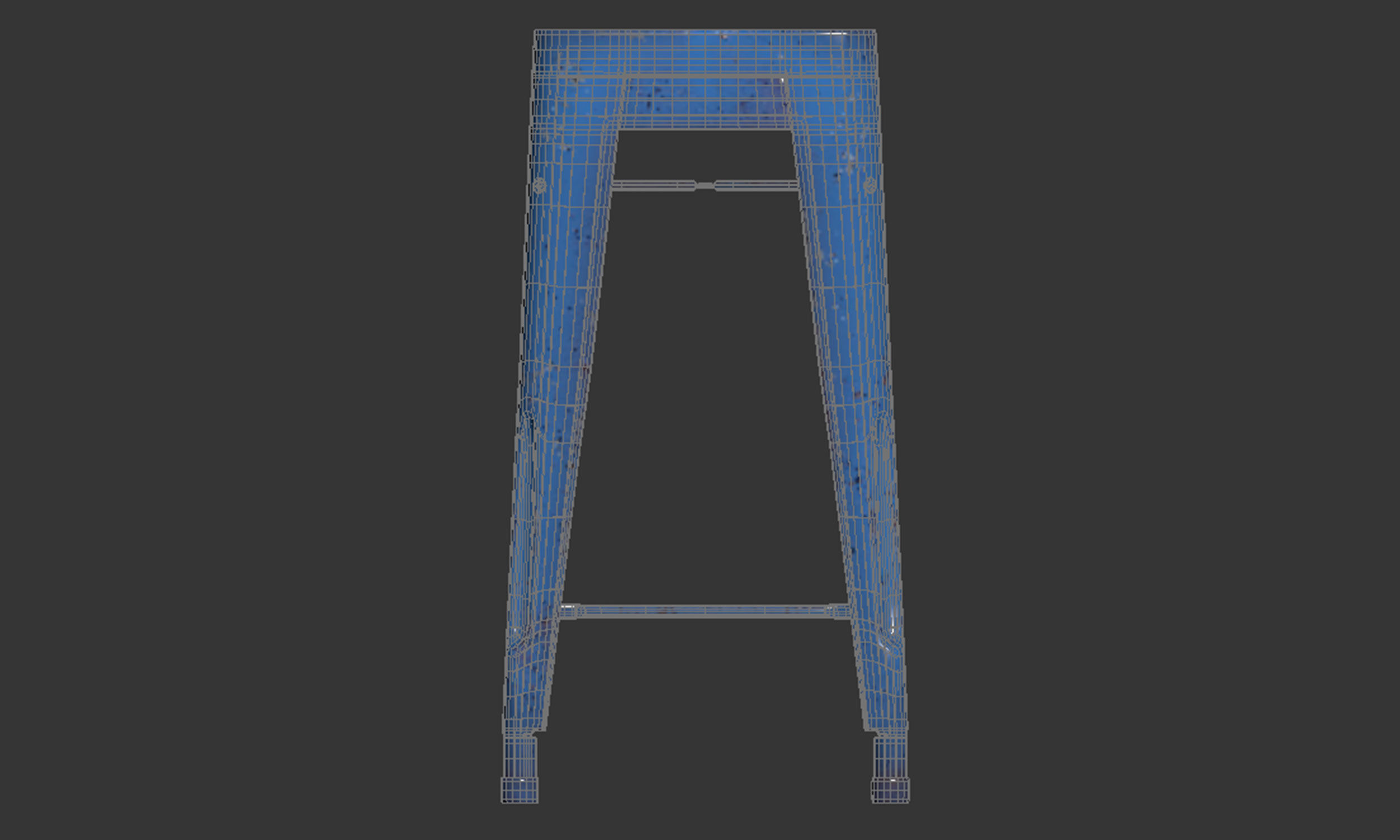 stool Free low-poly 3D model_12