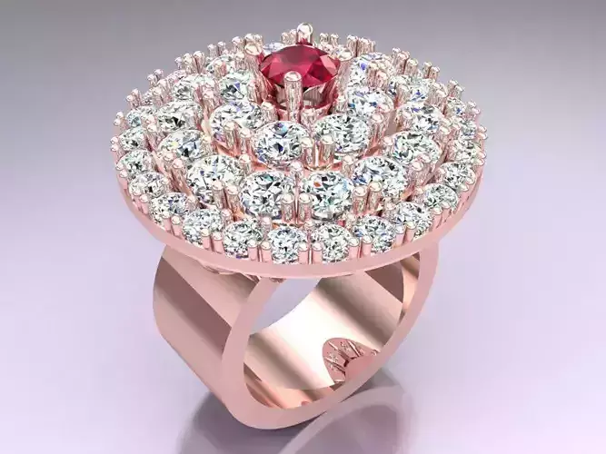 Diamond Ring  - N3699 3D print model