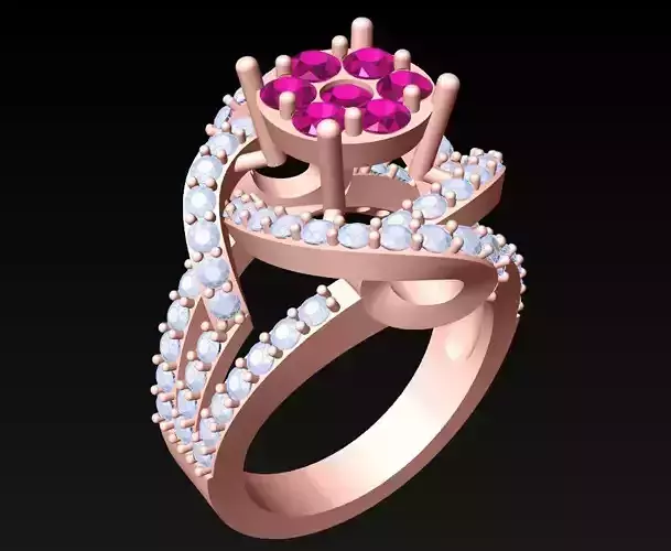 Diamond Ring - Womens Rings - N3736