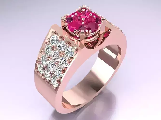 Diamond Ring - Mens Rings - N3837