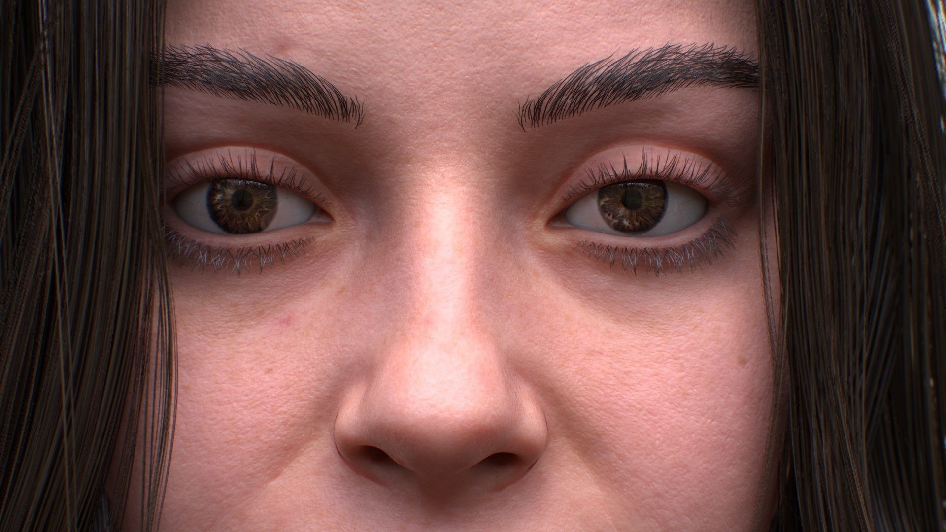 Woman - Summer Outfit 1 - Modular - Rigged Low-poly 3D model_9