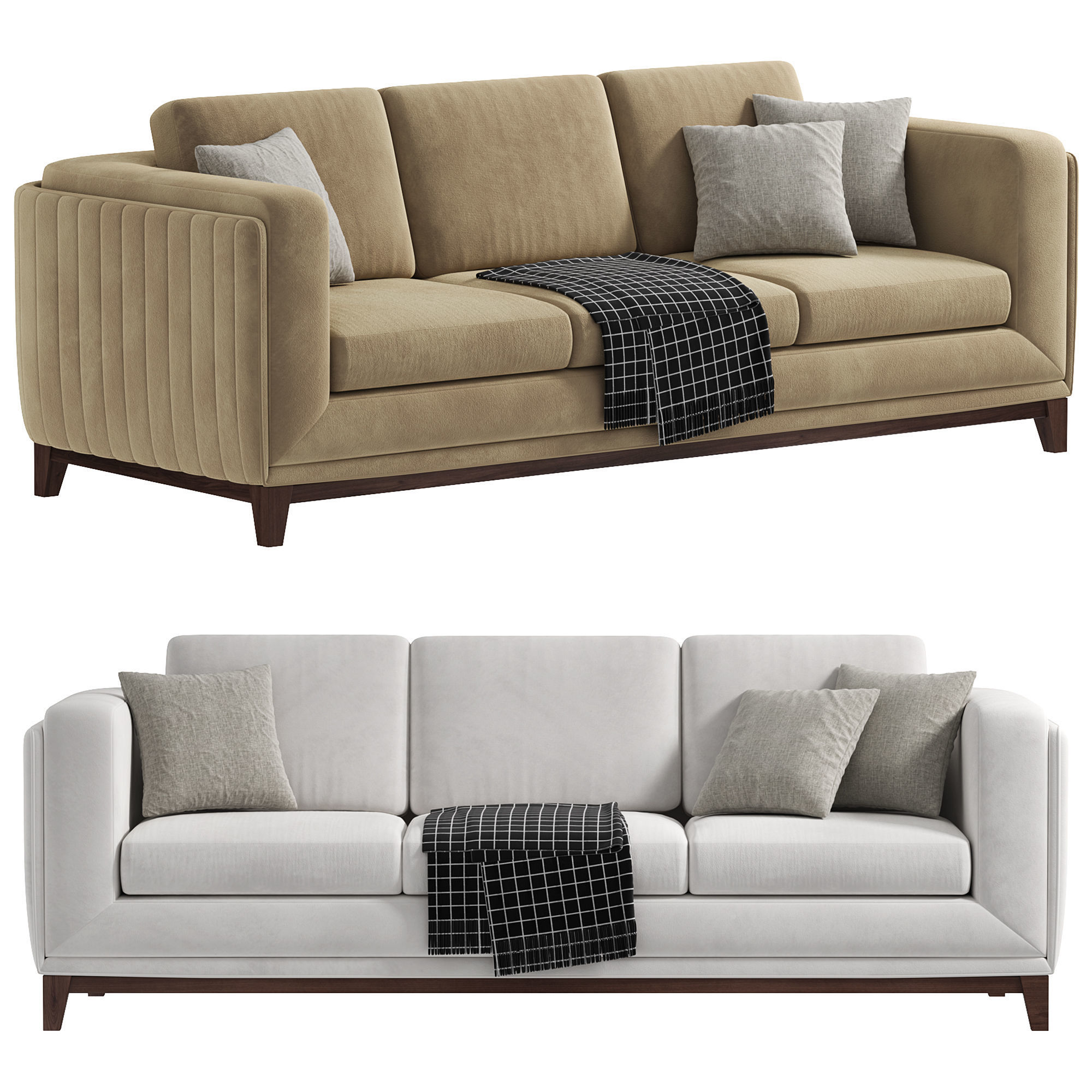  Sofa A117 By Delavega 3D model_1