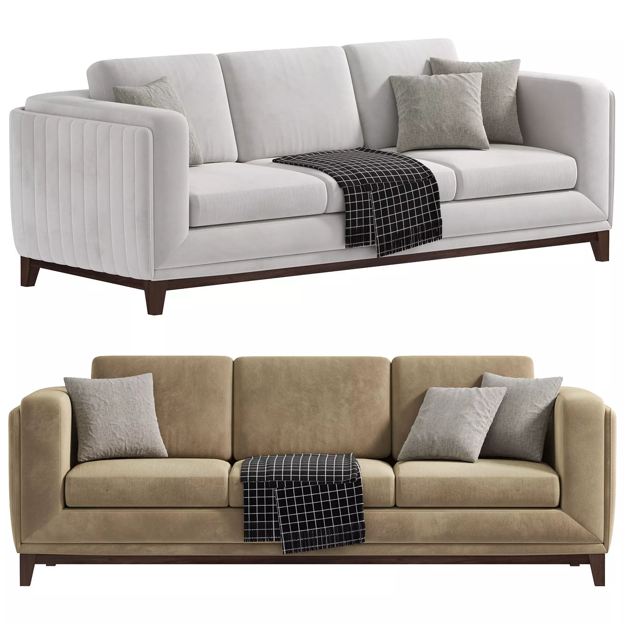  Sofa A117 By Delavega 3D model_0