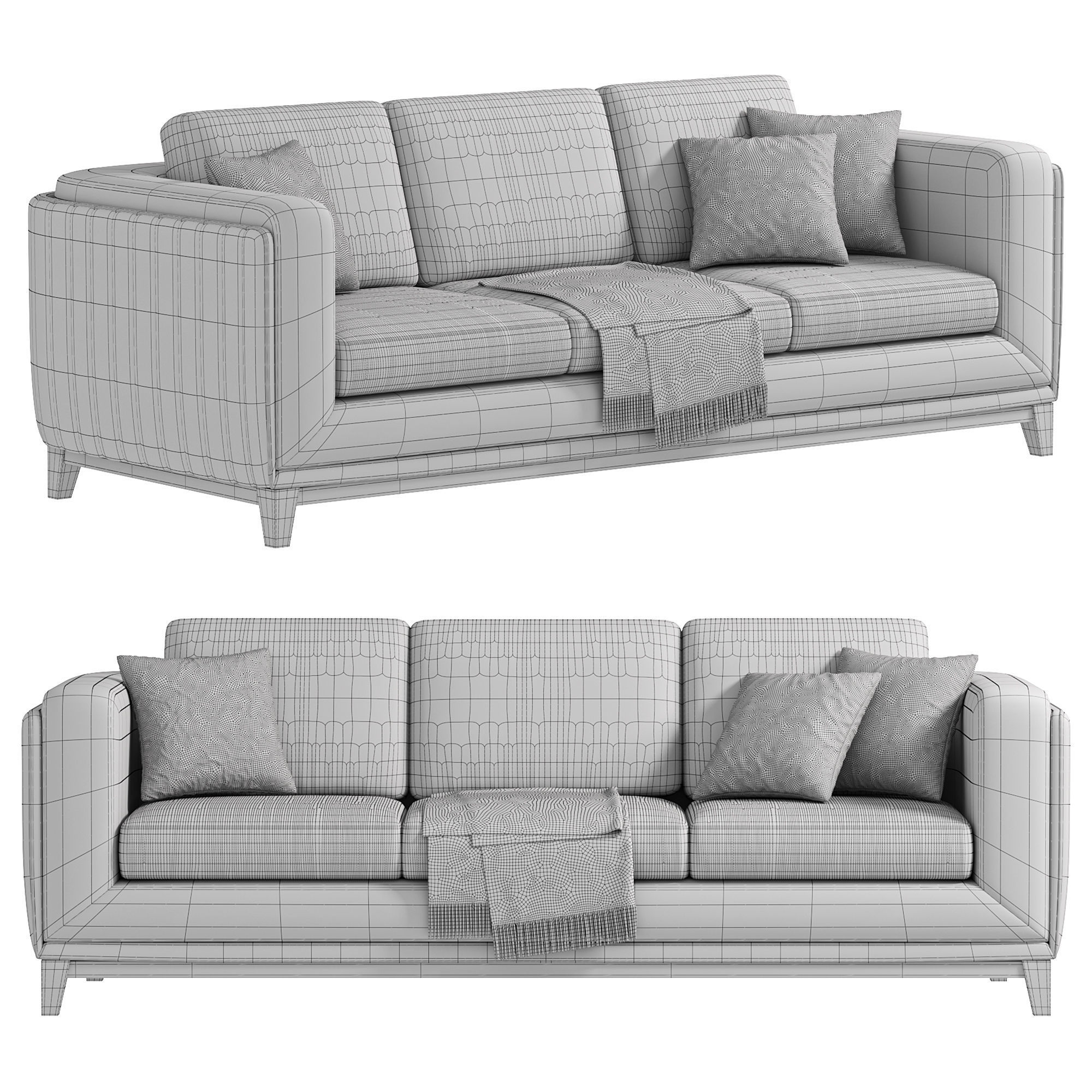  Sofa A117 By Delavega 3D model_2