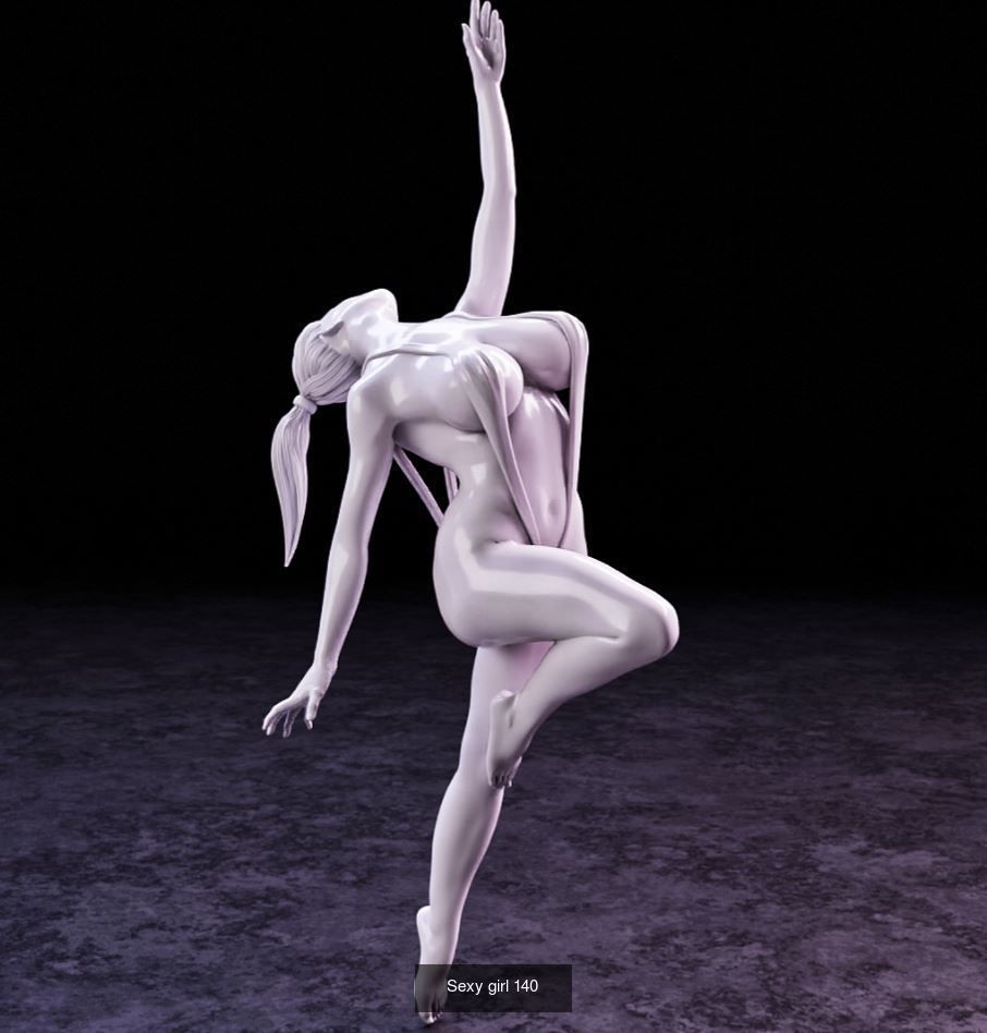 Sexy Girls Pack 23 3D Model Collection_2