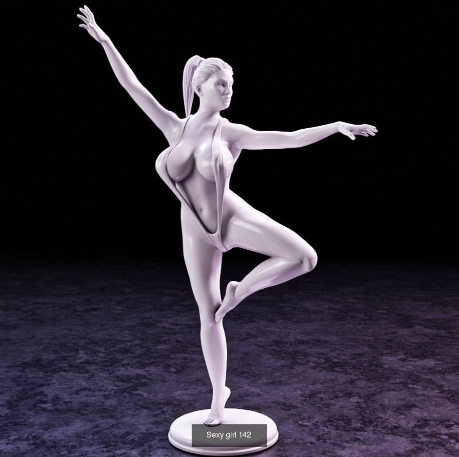 Sexy Girls Pack 23 3D Model Collection_3