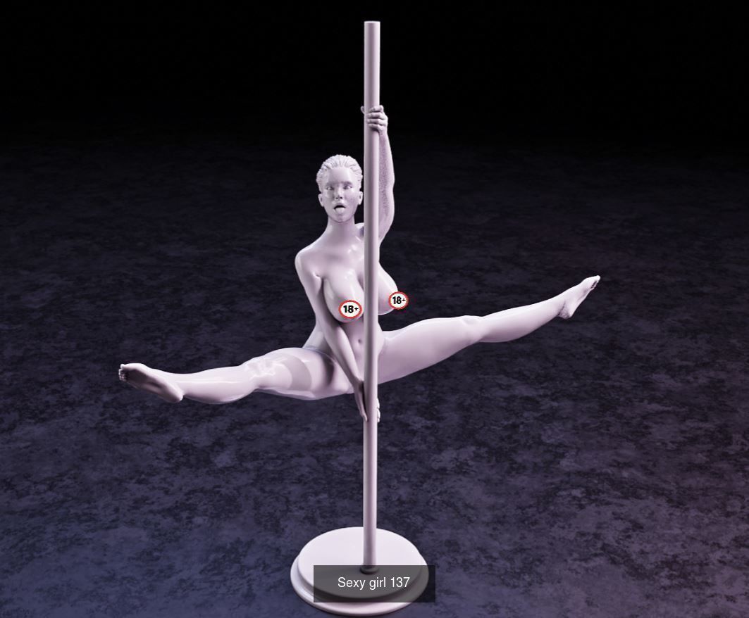 Sexy Girls Pack 24 3D Model Collection_2