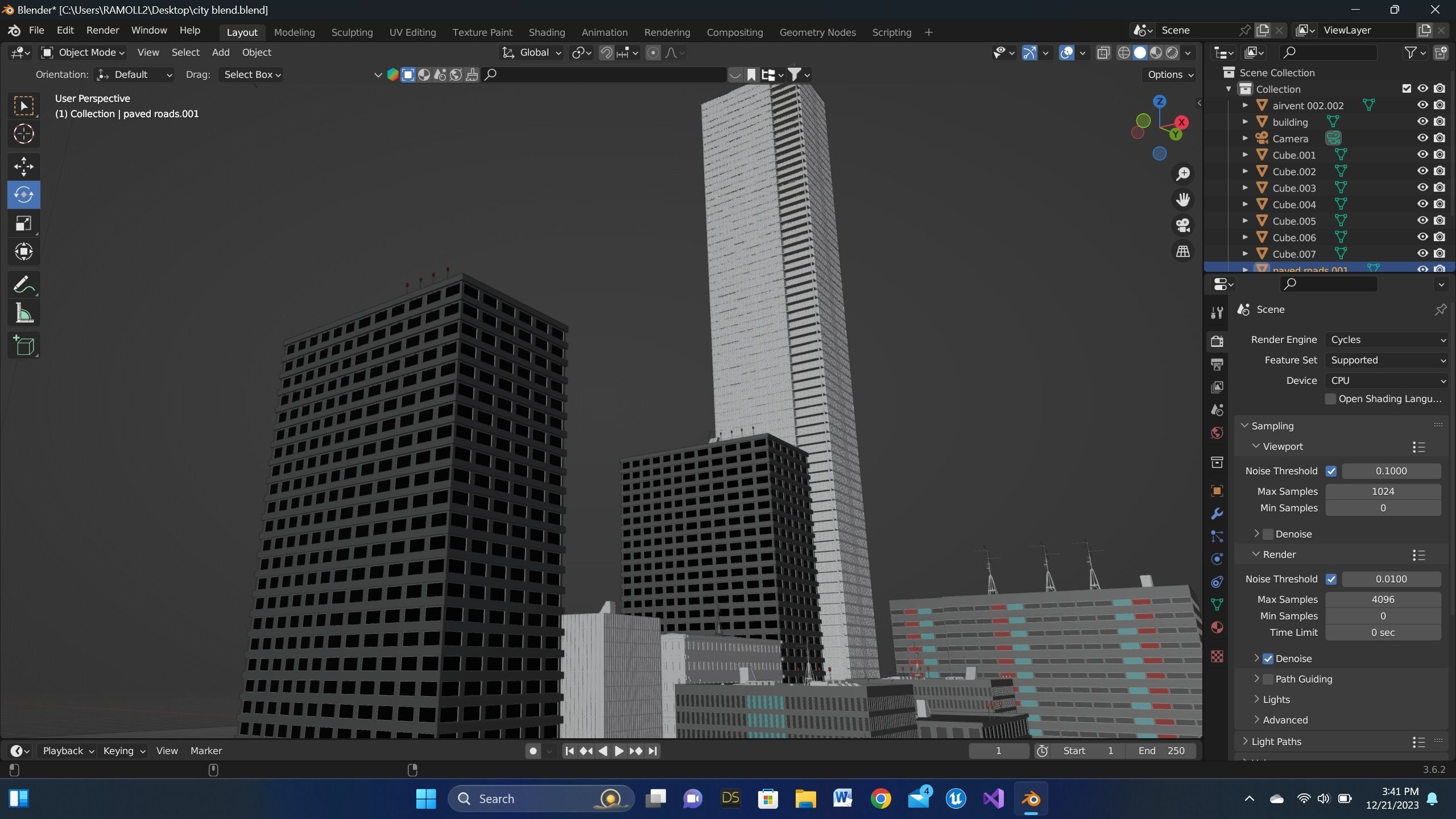 modular city asset pack Free low-poly 3D model_8
