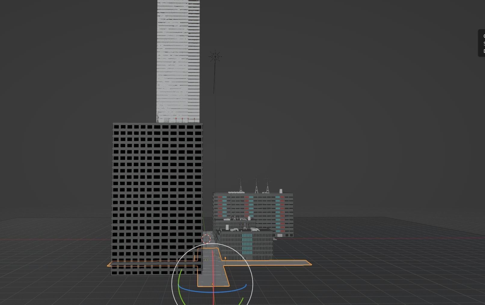 modular city asset pack Free low-poly 3D model_3