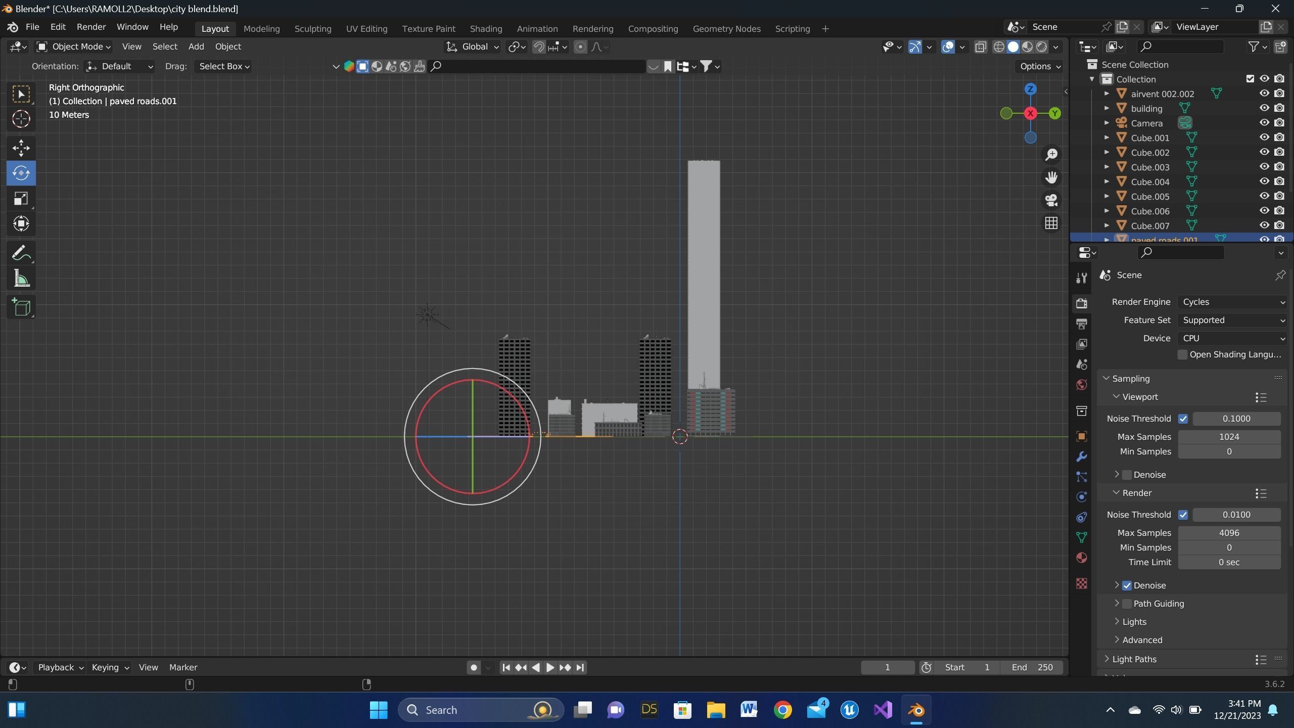 modular city asset pack Free low-poly 3D model_4