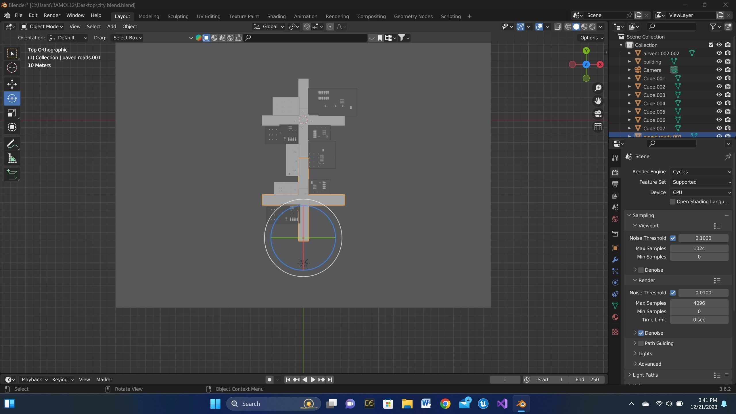 modular city asset pack Free low-poly 3D model_5