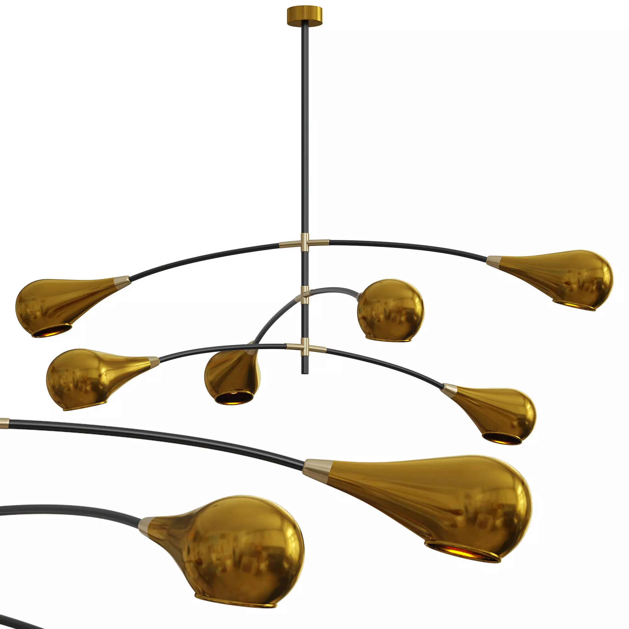 FRANKLIN CEILING LAMP by Mezzocollection 3D model_0