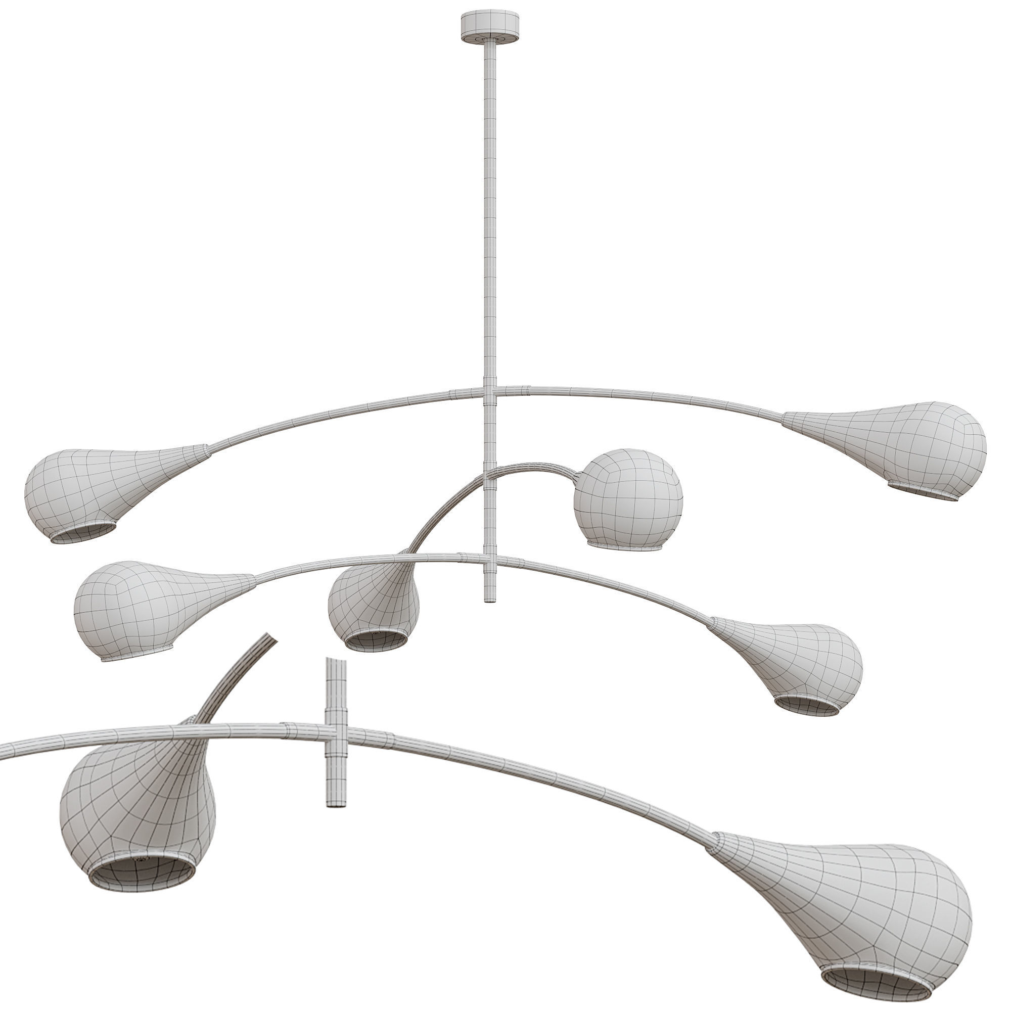 FRANKLIN CEILING LAMP by Mezzocollection 3D model_2