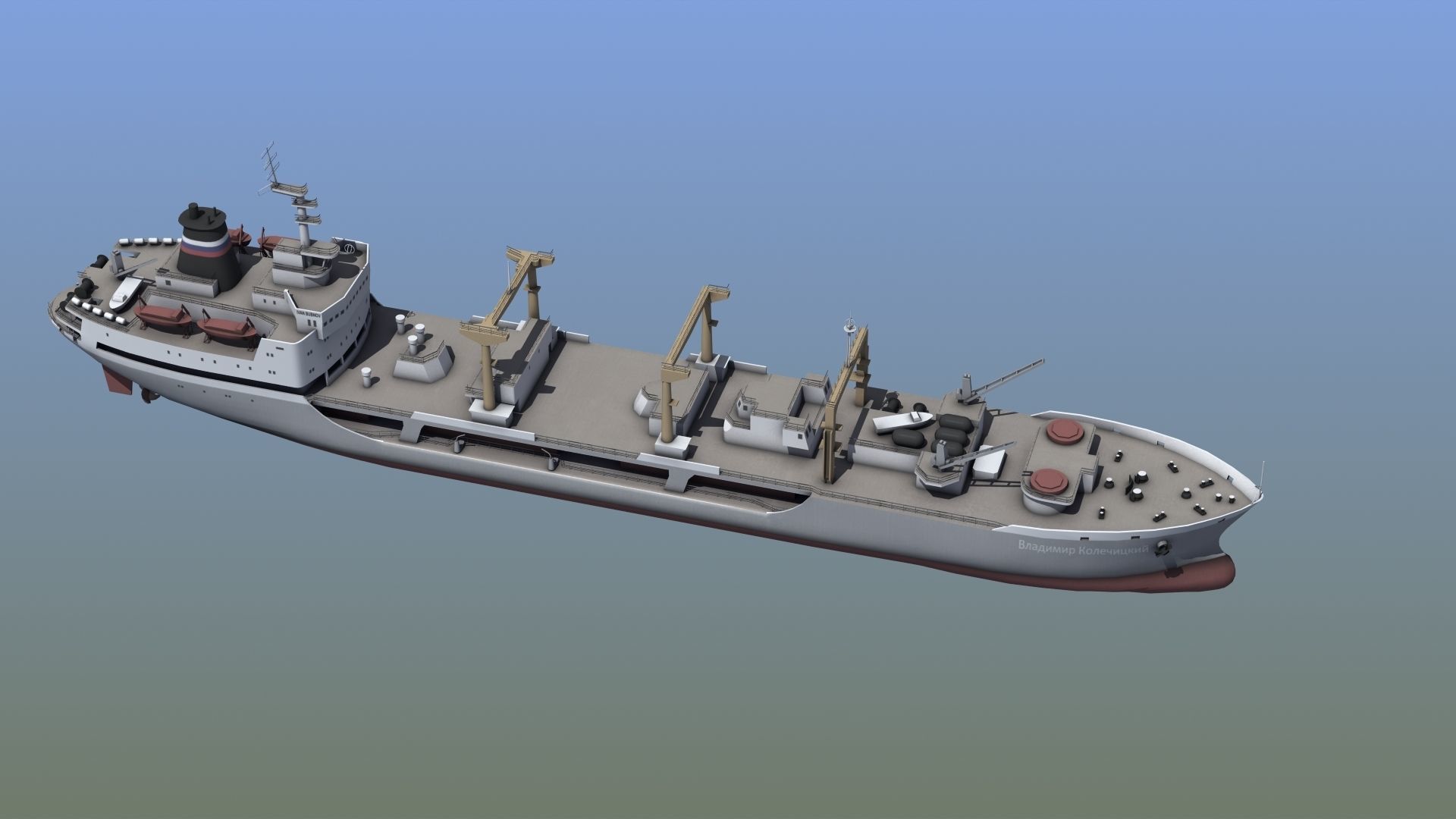 Boris Chilikin Fleet Oiler 3D model_9