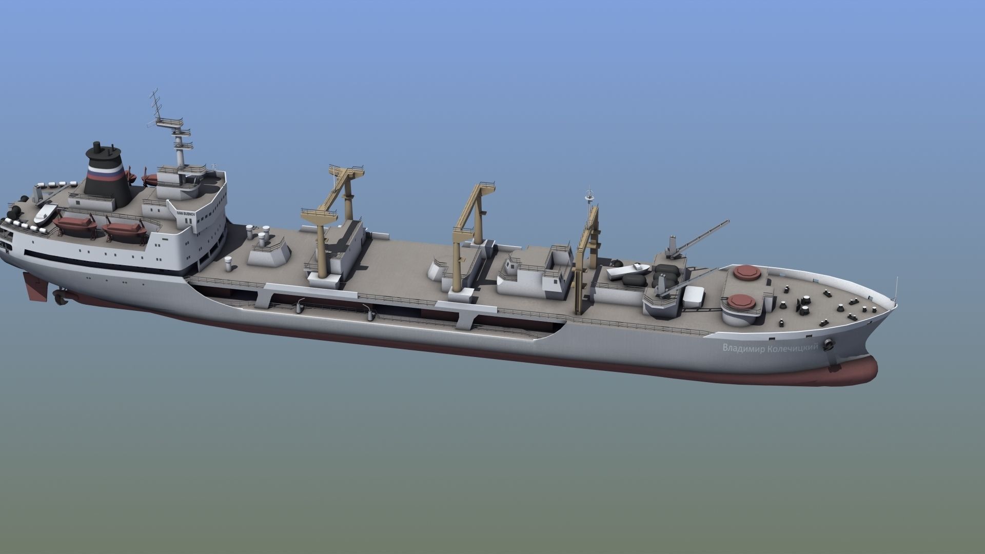 Boris Chilikin Fleet Oiler 3D model_10