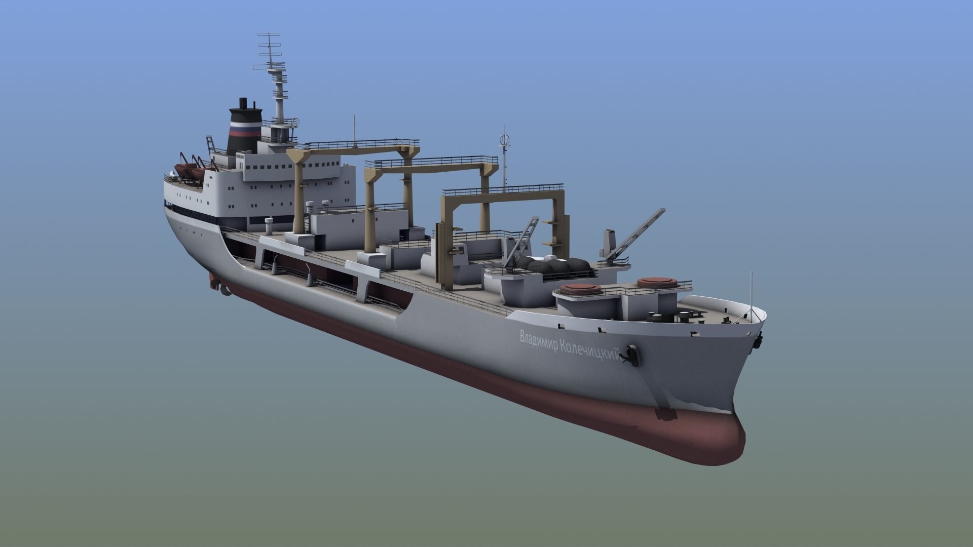 Boris Chilikin Fleet Oiler 3D model_12