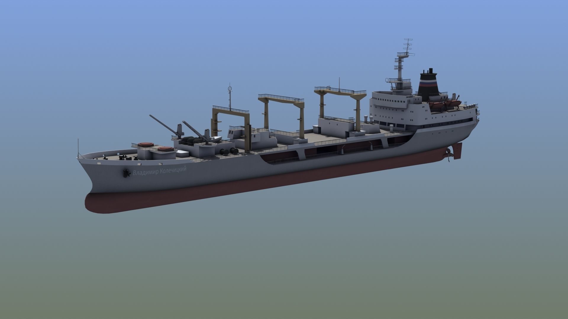 Boris Chilikin Fleet Oiler 3D model_6