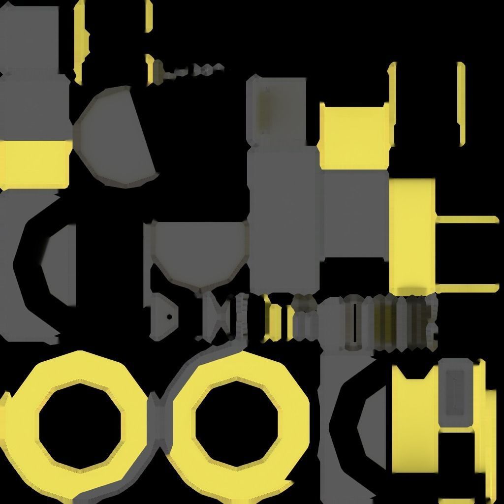 Low Poly Measuring Tape Free low-poly 3D model_1