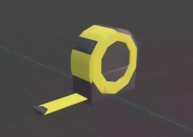 Low Poly Measuring Tape