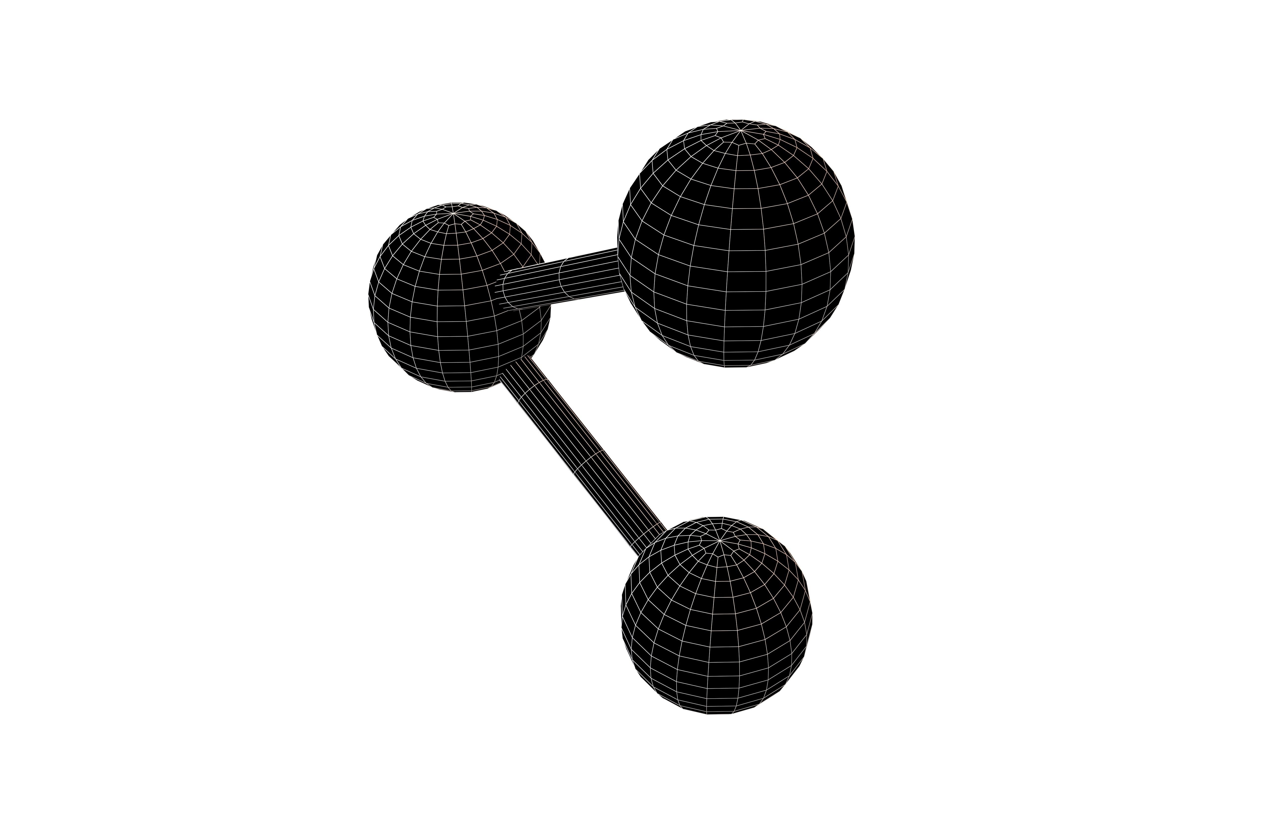 Share Icon v1 001 Low-poly 3D model_6