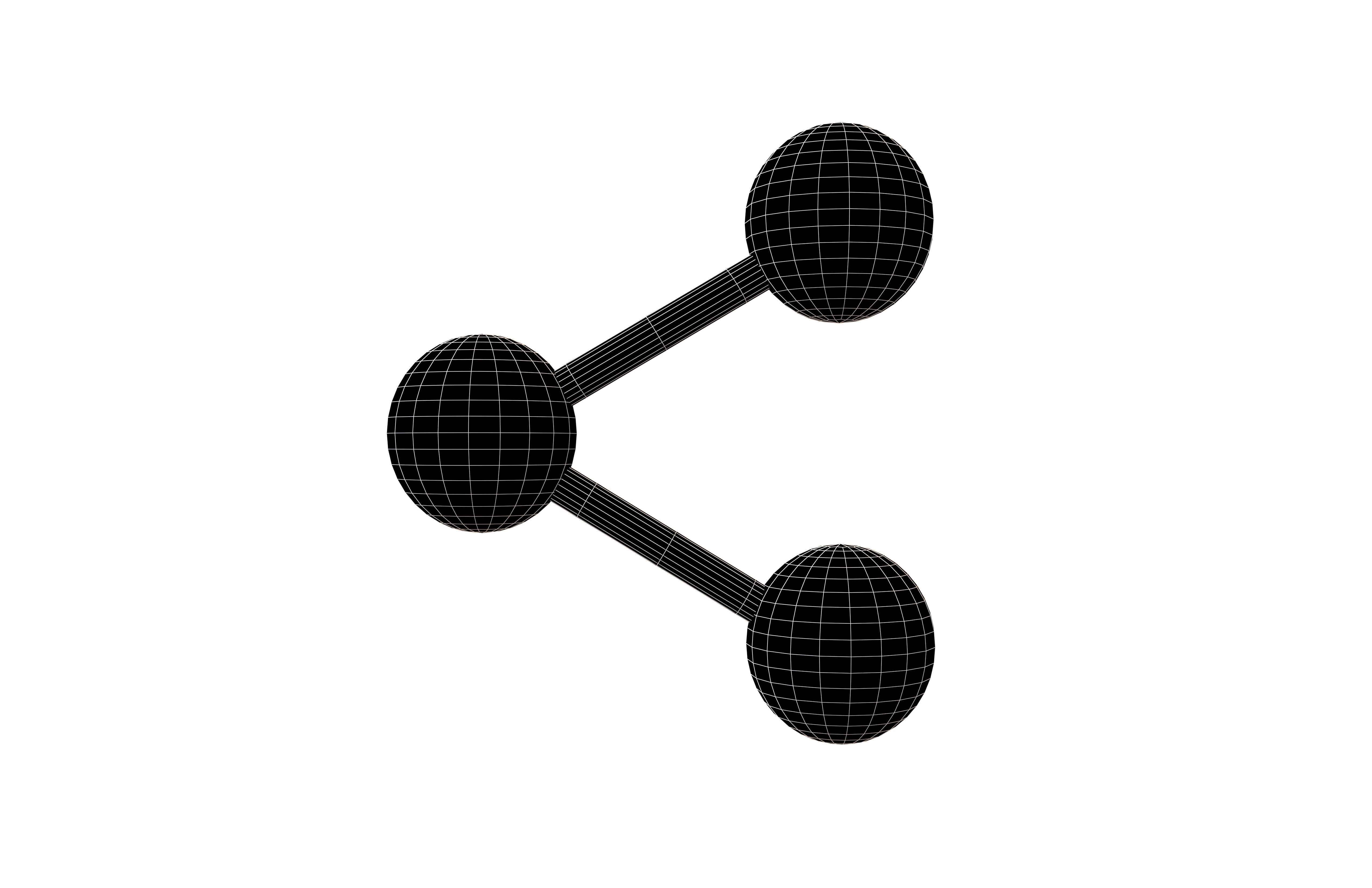 Share Icon v1 003 Low-poly 3D model_5