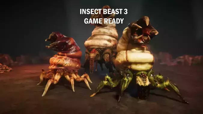 Insect beast 3 3D model