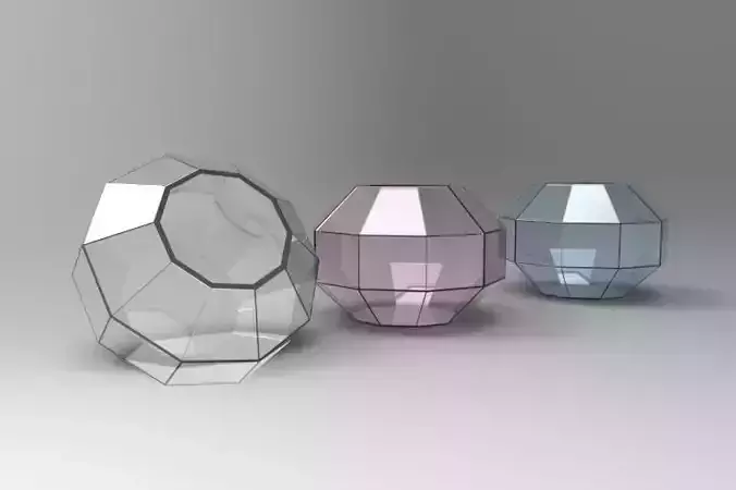 Luxury polygonal container 