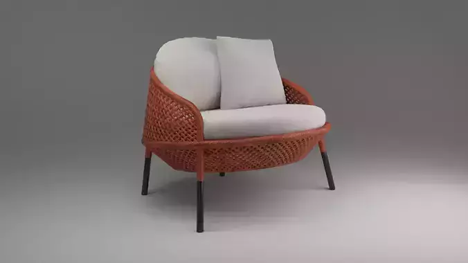 Lounge Arm chair Ahnda 3D model
