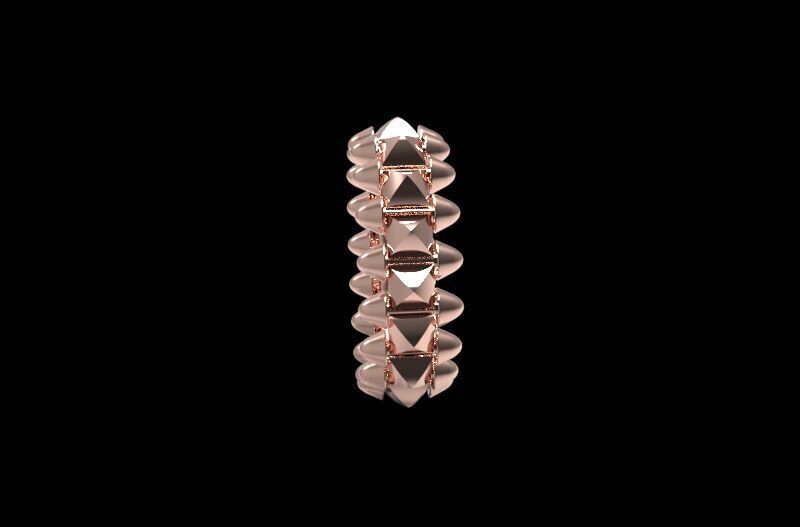 Clash  Ring  16 5mm  3d print model  3D print model_9