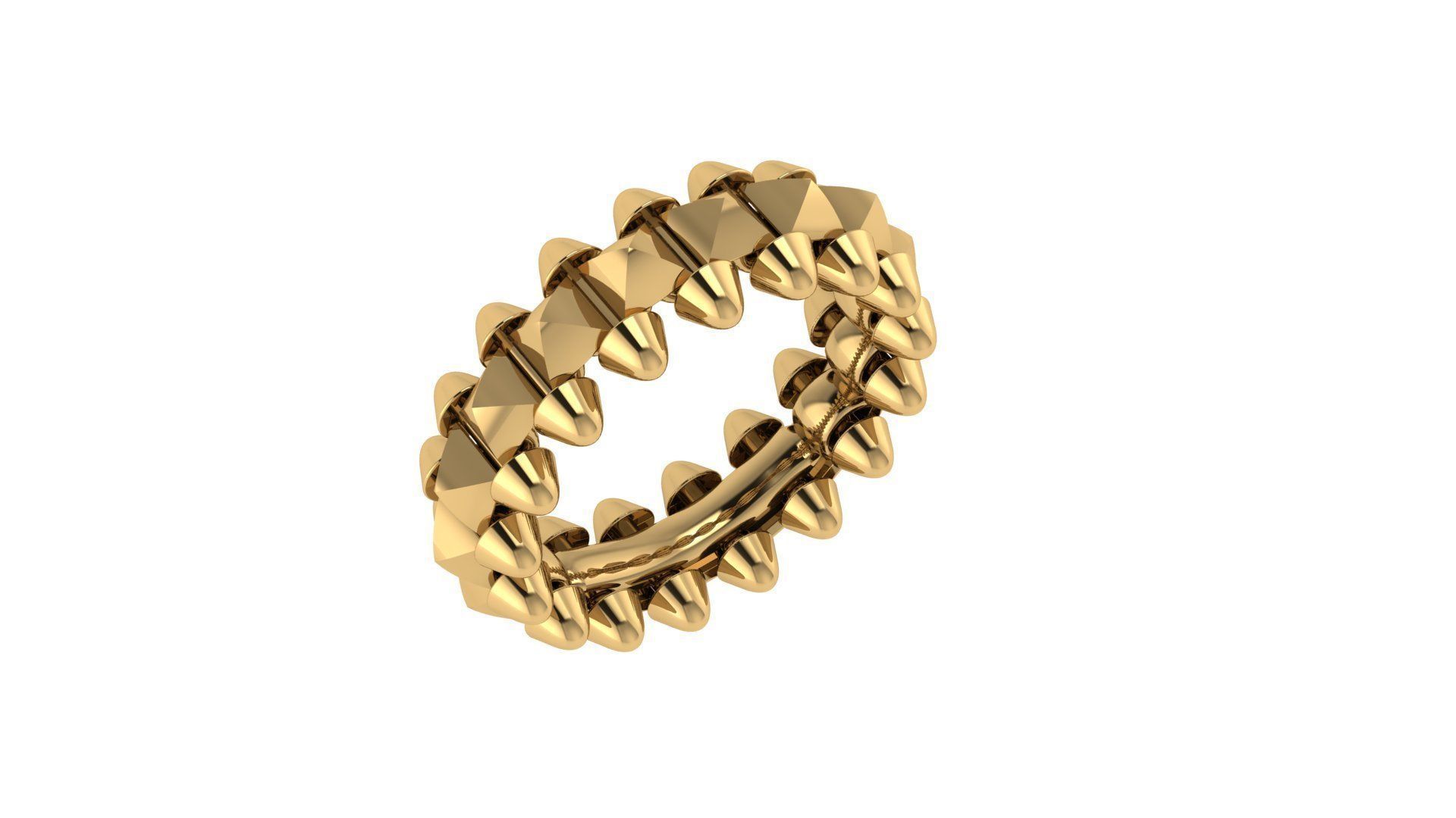 Clash  Ring  16 5mm  3d print model  3D print model_5
