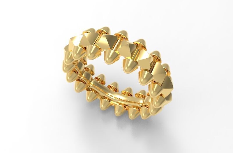 Clash  Ring  16 5mm  3d print model  3D print model_1