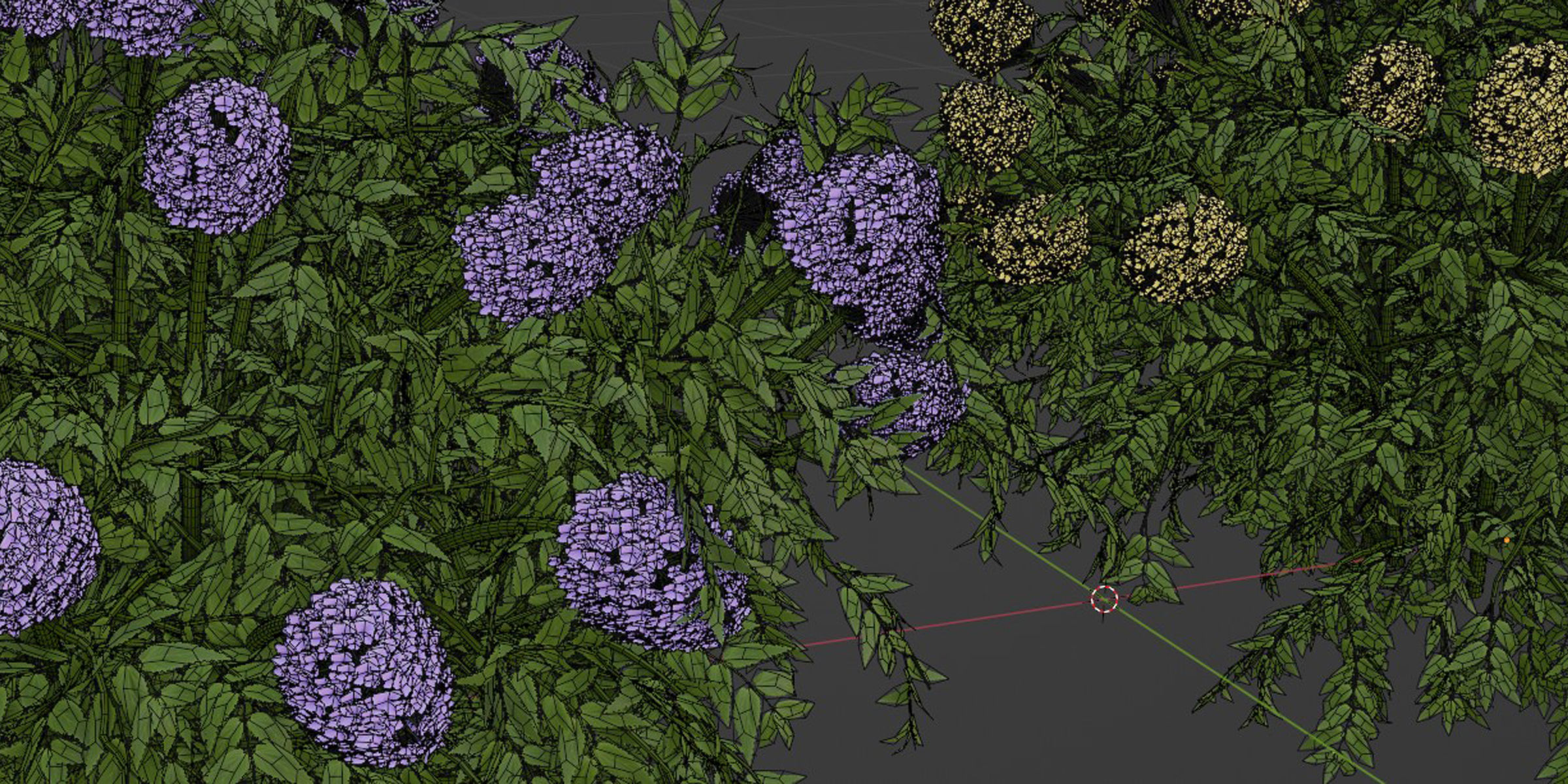 flowering bushes collection vol 43-Blender 3D model_8