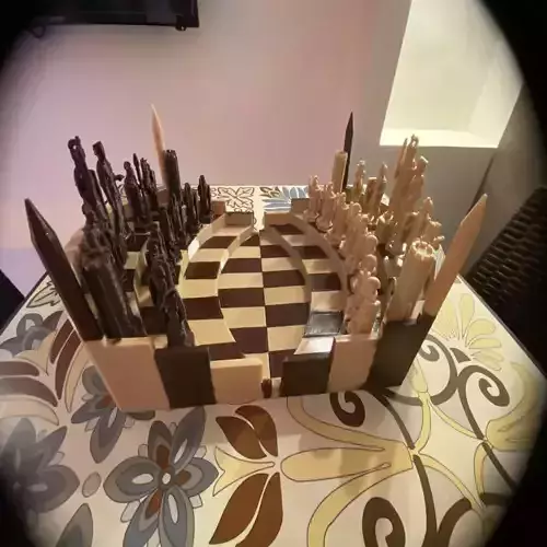 Roman Chess Set 3D print model