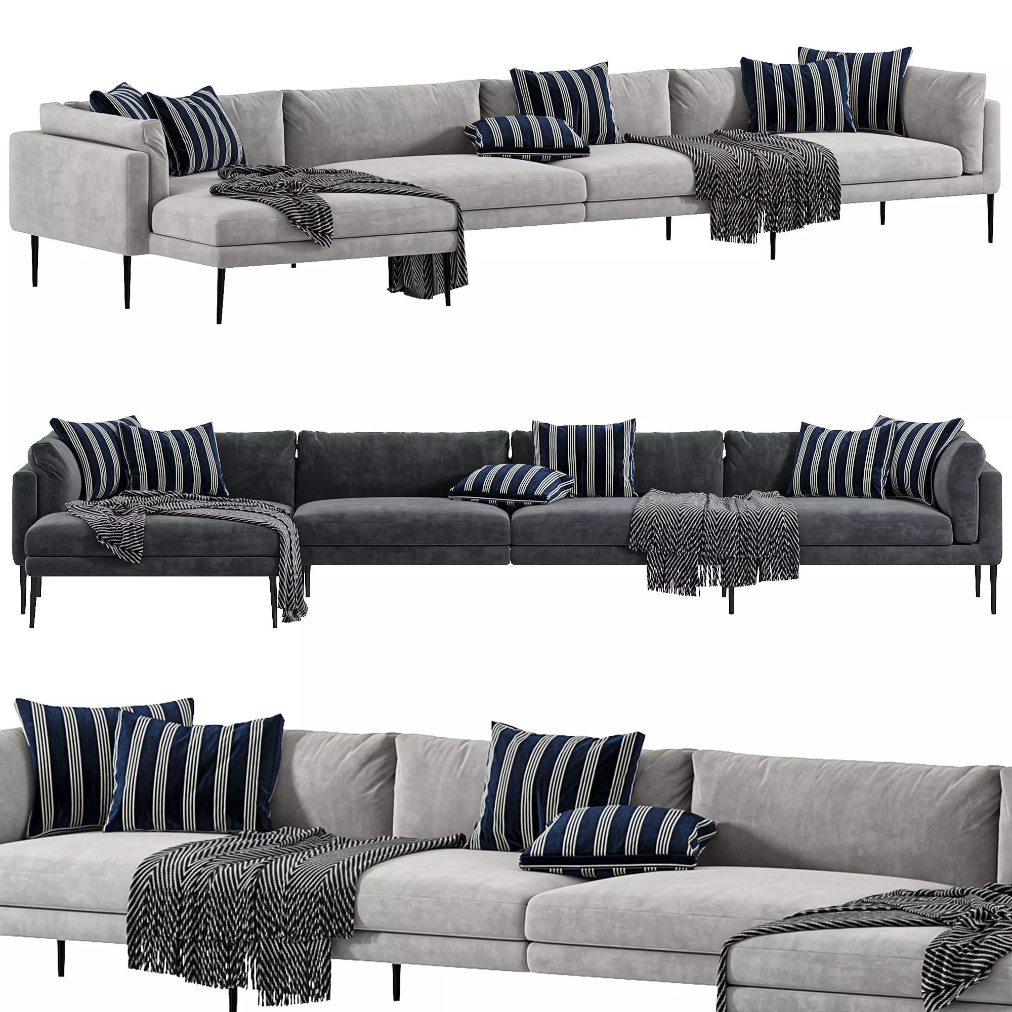 Floyd Hi 2 System Sofa By Living Collection 3D model_0