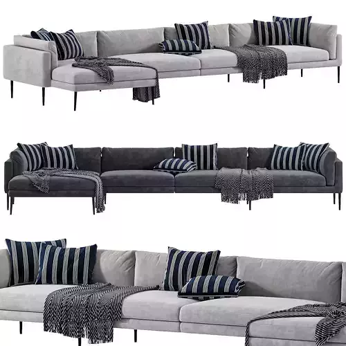 Floyd Hi 2 System Sofa By Living Collection 3D model